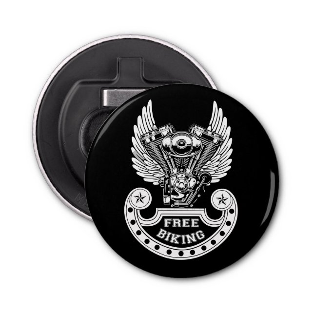 Free biking bottle opener (Front)