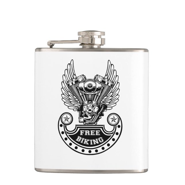 Free biking hip flask (Front)