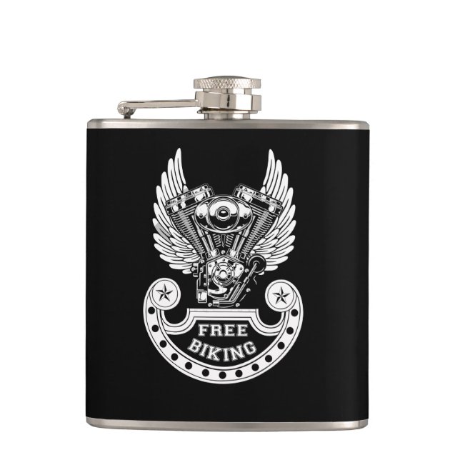 Free biking hip flask (Front)