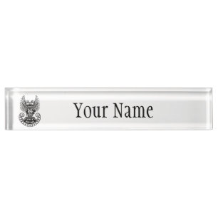 Free biking nameplate