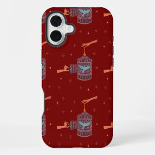 Free Bird Birdcage Folk Art Hands and Blue Bird iPhone 16 Plus Case