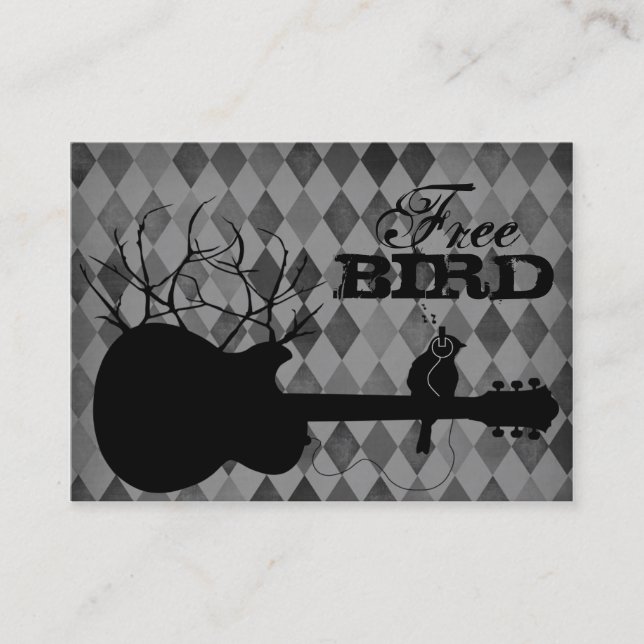Free Bird Chubby Business Cards (Front)