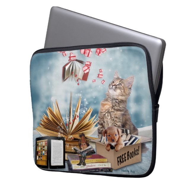 Free Books Laptop Sleeve (Front Left)
