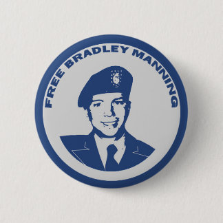 FREE Bradley Manning 6 Cm Round Badge