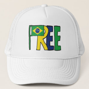 Free Brazil Trucker Hat