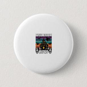 Free Broom Rides Halloween Haunted House Witch Sku 6 Cm Round Badge