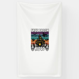 Free Broom Rides Halloween Haunted House Witch Sku Banner