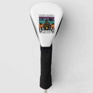 Free Broom Rides Halloween Haunted House Witch Sku Golf Head Cover