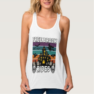 Free Broom Rides Halloween Haunted House Witch Sku Singlet
