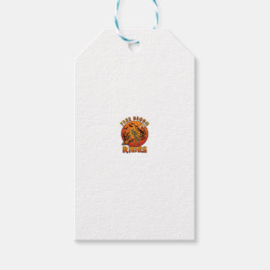 Free Broom Rides Halloween Skeleton Pumpkin Orange Gift Tags
