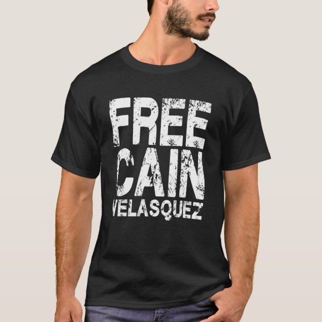 Free Cain Velasquez Retro Vintage 1 T-Shirt (Front)
