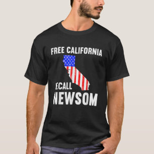 Free California Recall Governor Gavin Newsom T-Shirt