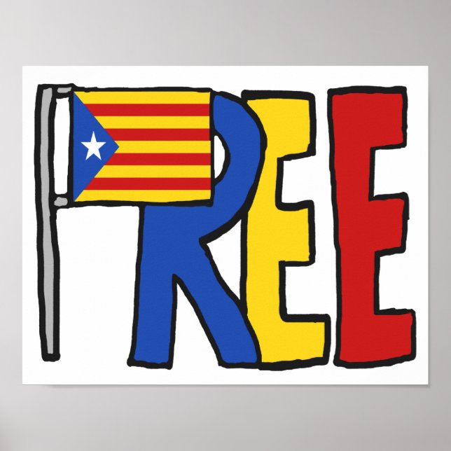 Free Catalan Independence Poster (Front)