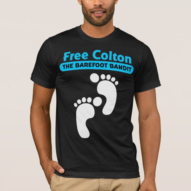 Free Colton footprints T-Shirt (Front)