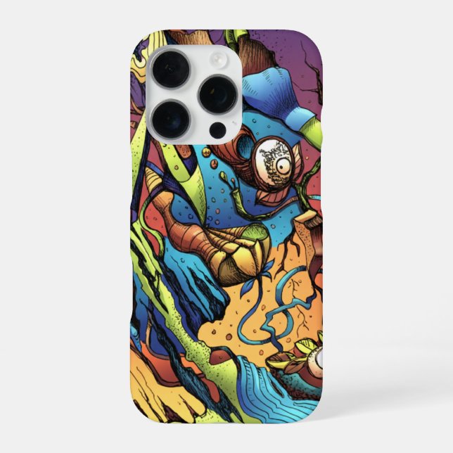 Free Comic Style Forms iPhone Case (Back)