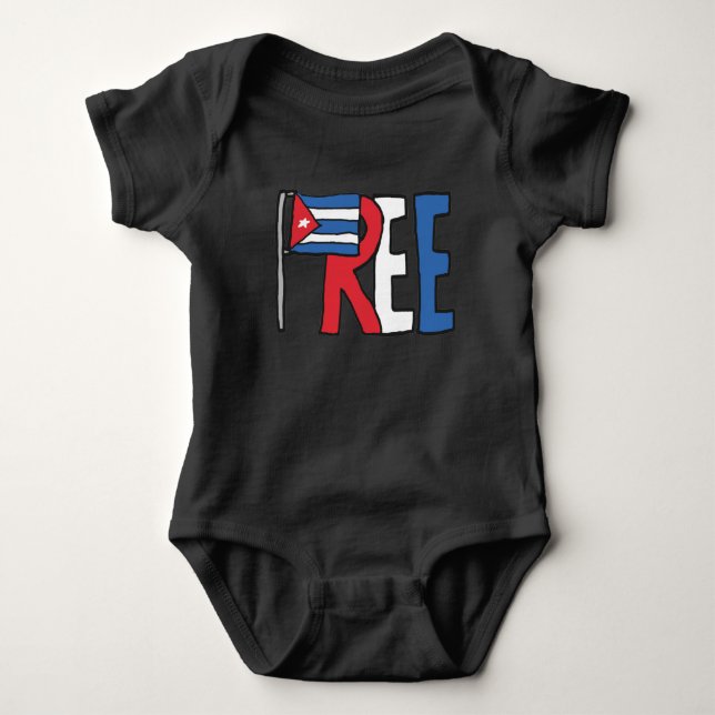 Free Cuba Baby Bodysuit (Front)
