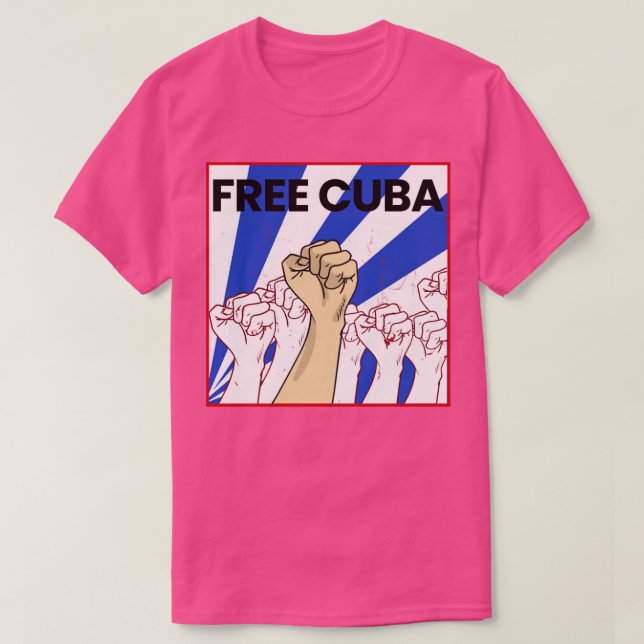 Free cuba square T-Shirt (Design Front)