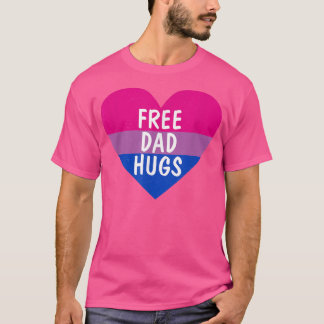 Free Dad Hugs LGBT Pride Month 2022 LGBTQ  T-Shirt