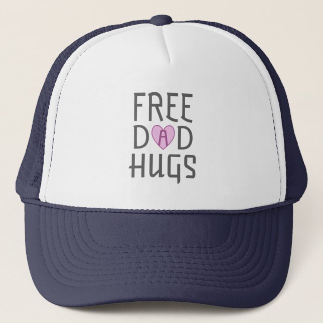 Free Dad hugs Trucker Hat (Front)