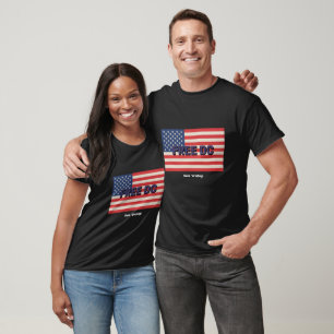 Free DC Bold Graphic Show Support for Washington  T-Shirt