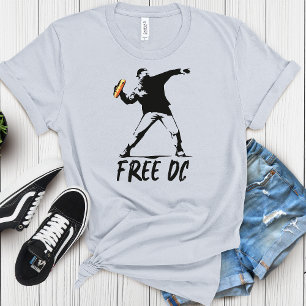 Free DC Sandwich Thrower – Banksy Inspired Abolish T-Shirt