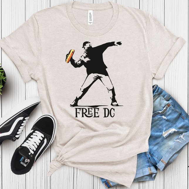 Free DC Sandwich Thrower, Banksy Inspired Sandwich T-Shirt (Creator Uploaded)