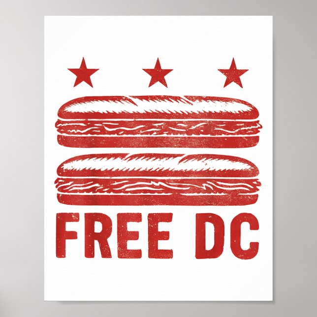 Free Dc Sub Sandwich Dc Sandwich Guy  Poster (Front)