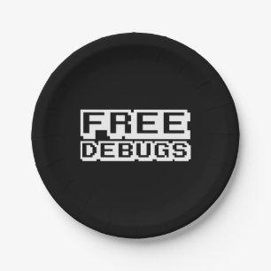 FREE DEBUGS PAPER PLATE