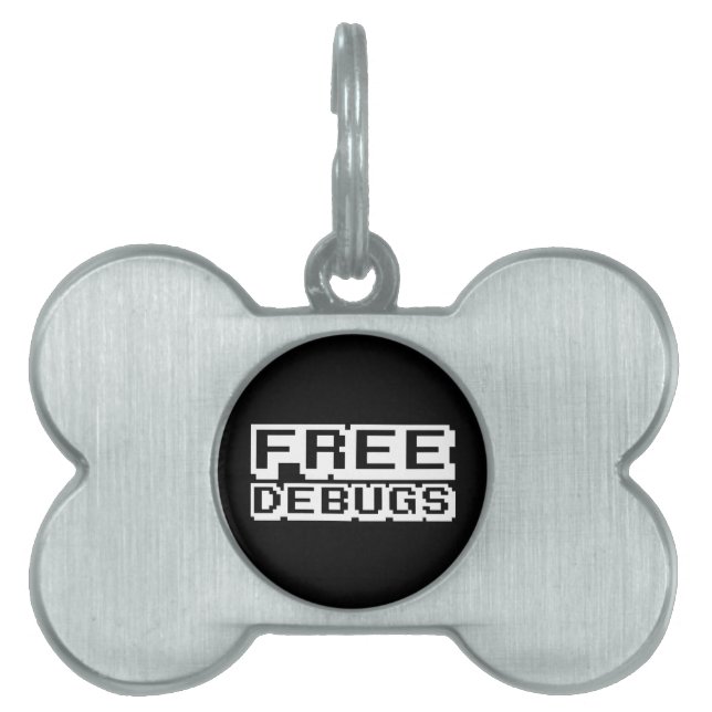 FREE DEBUGS PET ID TAG (Front)