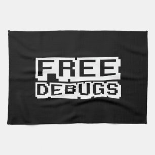 FREE DEBUGS TEA TOWEL
