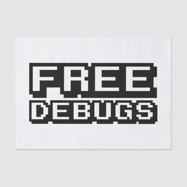 FREE DEBUGS TISSUE PAPER (Front)