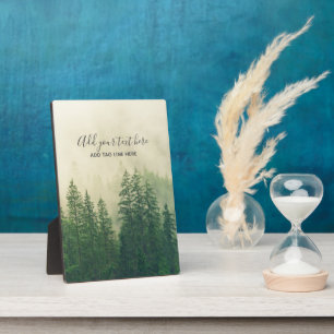 FREE DESIGN Forest Trees Custom BUDGET Plaque