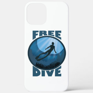 Free Dive - The Ocean Is Calling Freediver iPhone 12 Pro Max Case