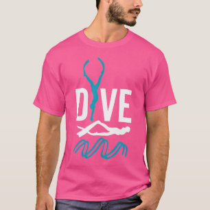 Free Diving Apnoea Diving Snorkelling Dive Gif T-Shirt