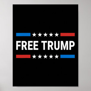Free Donald Trump Republican Support Pro Trump Ame Poster