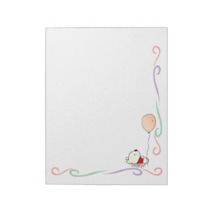 Free Dreams Bear with Balloons Notepad