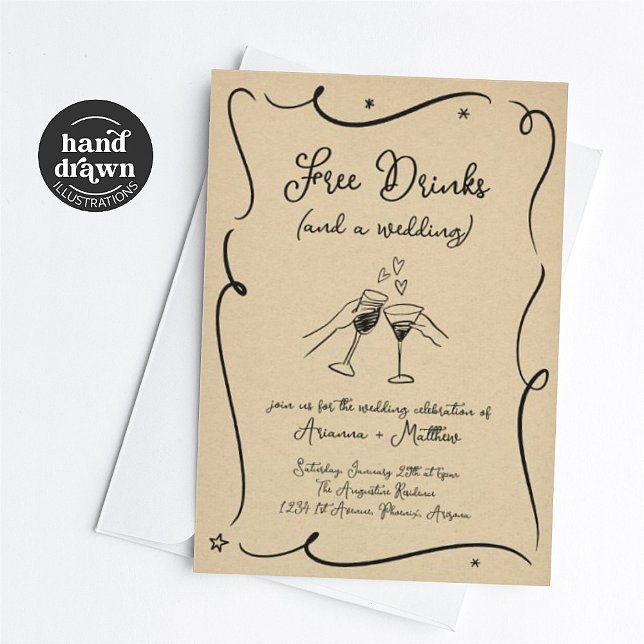 Free Drinks and a Wedding Invitation (Creator Uploaded)