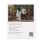 Free DrinksRetro Photo Wedding Save The Date Flyer