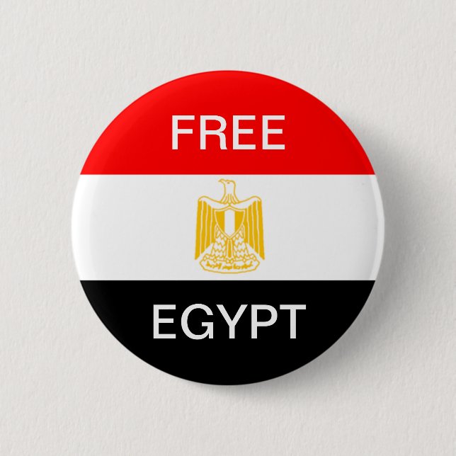 FREE EGYPT 6 CM ROUND BADGE (Front)
