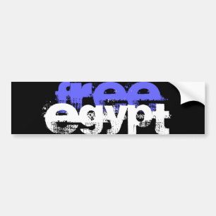 FREE EGYPT BUMPER STICKER