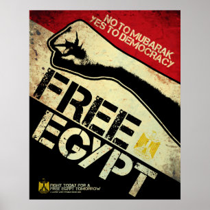 Free Egypt! Poster