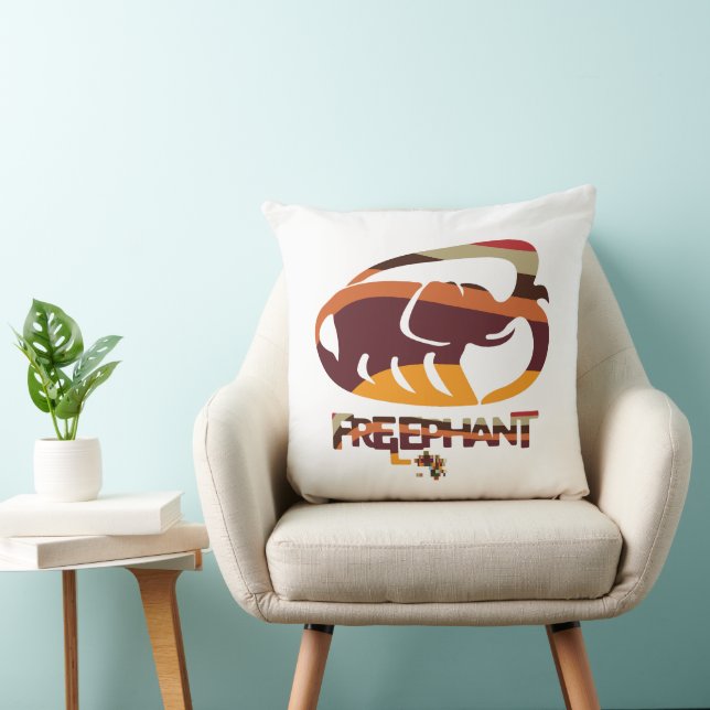 FREE ELEPHANT BY MASANSER PIXELAT CUSHION (Chair)