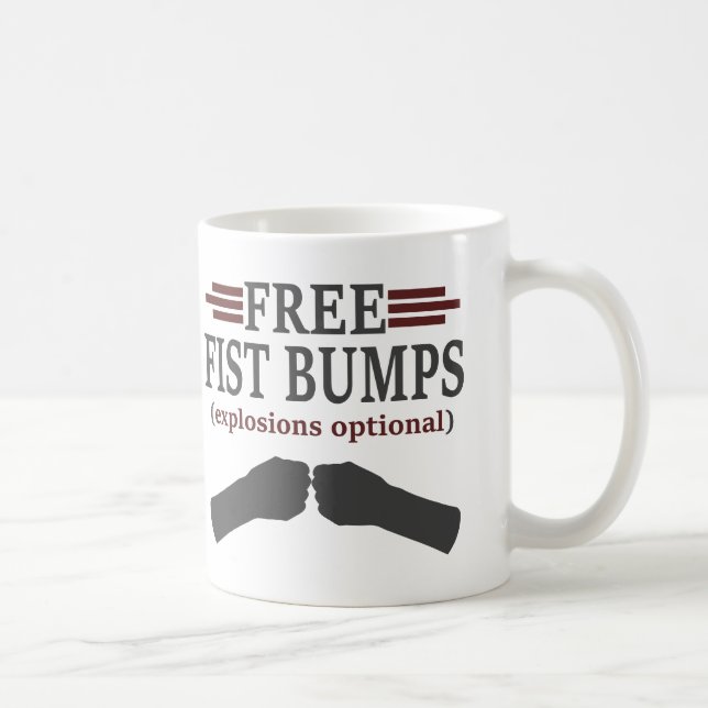 Free Fist Bumps Coffee Mug (Right)