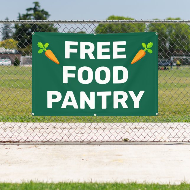 Free Food Pantry Banner (Insitu)