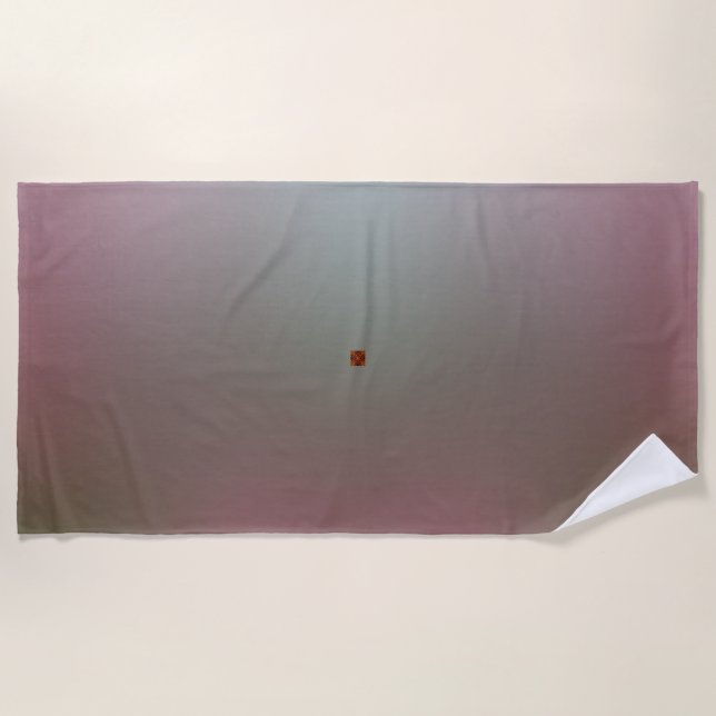 free form gradient on beach towel (Front)