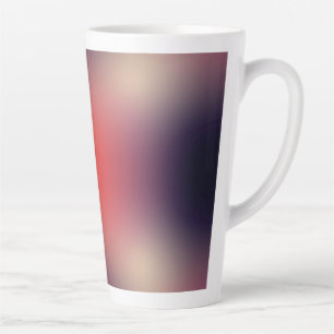 free form gradient on latte mug