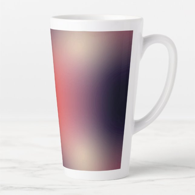 free form gradient on latte mug (Right)