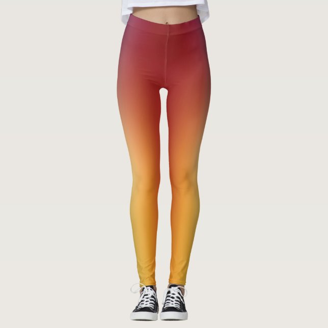 free form gradient on small leggings (Front)