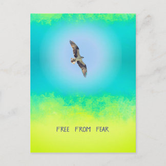 Free from fear. Glory to Ukraine Holiday Postcard