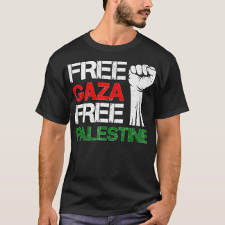 Free Gaza Free Palestine We Stand With Palestinian T-Shirt